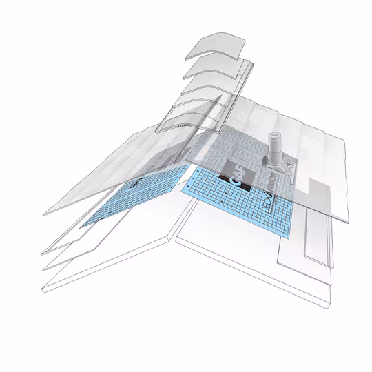Roof deck protection diagram