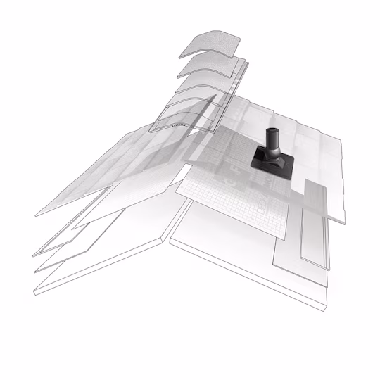 Roofing accessories diagram