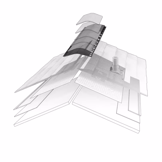 Attic ventilation diagram