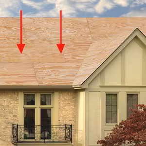 Roof decking diagram