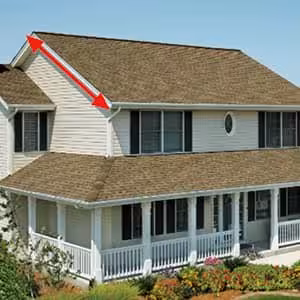 Roof pitch diagram