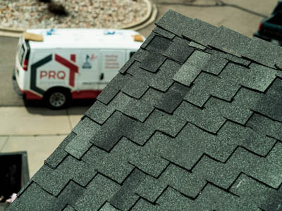 Class 4 impact-resistant dimensional shingles on a PRQ install