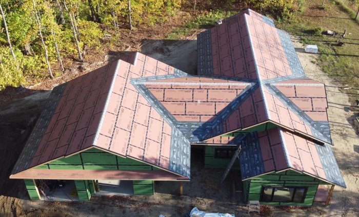 FORTIFIED sealed roof deck with taped seams and enhanced underlayment