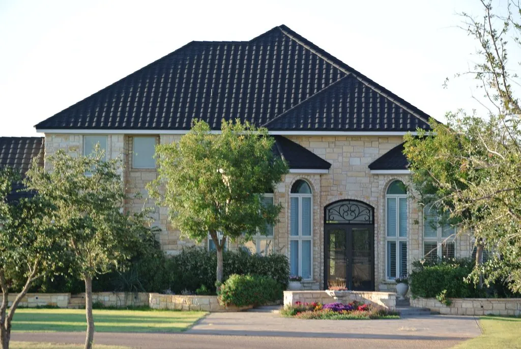 Unified Steel stone-coated steel roof in Charcoal